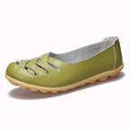 Women's Genuine Leather Flats Sandals Elegant Comfortable Soft Non Slip Design For Women Stevvex