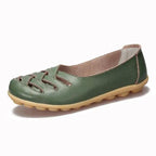 Women's Genuine Leather Flats Sandals Elegant Comfortable Soft Non Slip Design For Women Stevvex