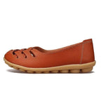 Women's Genuine Leather Flats Sandals Elegant Comfortable Soft Non Slip Design For Women Stevvex