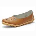 Women's Genuine Leather Flats Sandals Elegant Comfortable Soft Non Slip Design For Women Stevvex