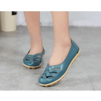 Women's Genuine Leather Flats Sandals Elegant Comfortable Soft Non Slip Design For Women Stevvex