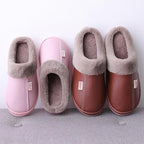 Women's Home Slippers Plush Warm House Shoes Non-Slip Soft Winter Indoors Bedroom Couples Floor Slipper Comfy Warm Memory Foam Faux Fur Indoor Outdoor Non Slip Winter Home Shoes Stevvex