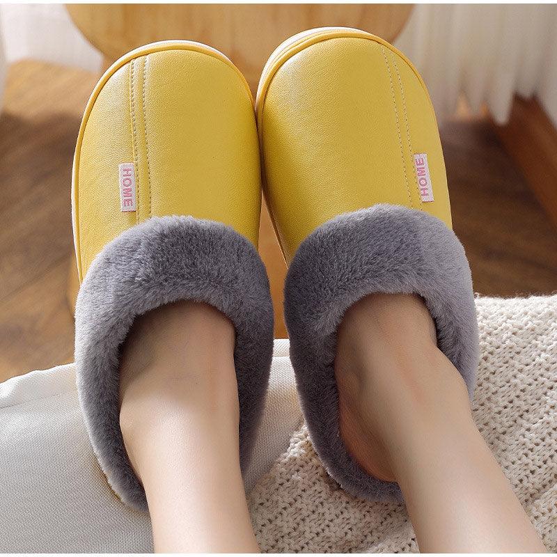Women's Home Slippers Plush Warm House Shoes Non-Slip Soft Winter Indoors Bedroom Couples Floor Slipper Comfy Warm Memory Foam Faux Fur Indoor Outdoor Non Slip Winter Home Shoes Stevvex