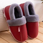 Women's Home Slippers Plush Warm House Shoes Non-Slip Soft Winter Indoors Bedroom Couples Floor Slipper Comfy Warm Memory Foam Faux Fur Indoor Outdoor Non Slip Winter Home Shoes Stevvex