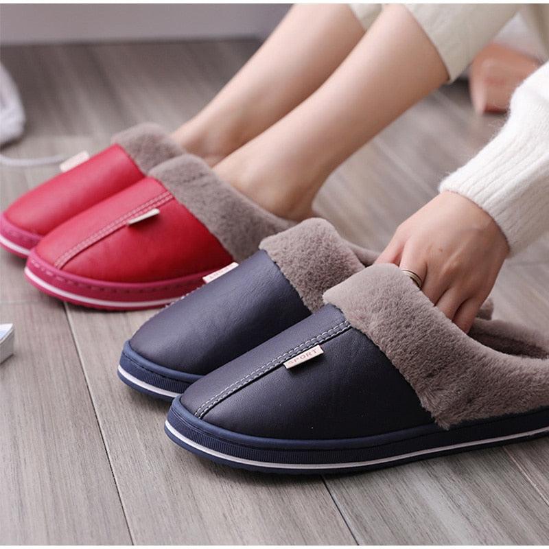 Women's Home Slippers Plush Warm House Shoes Non-Slip Soft Winter Indoors Bedroom Couples Floor Slipper Comfy Warm Memory Foam Faux Fur Indoor Outdoor Non Slip Winter Home Shoes Stevvex