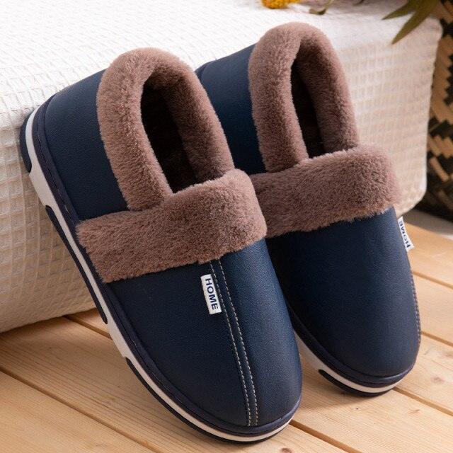 Women's Home Slippers Plush Warm House Shoes Non-Slip Soft Winter Indoors Bedroom Couples Floor Slipper Comfy Warm Memory Foam Faux Fur Indoor Outdoor Non Slip Winter Home Shoes Stevvex