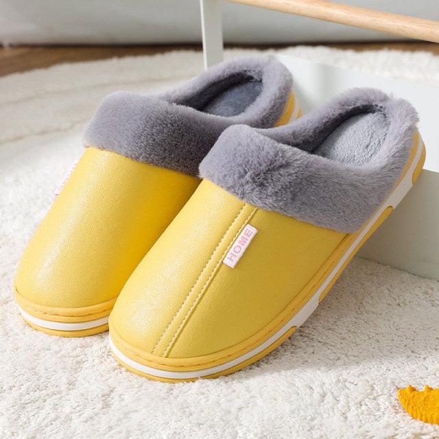 Women's Home Slippers Plush Warm House Shoes Non-Slip Soft Winter Indoors Bedroom Couples Floor Slipper Comfy Warm Memory Foam Faux Fur Indoor Outdoor Non Slip Winter Home Shoes Stevvex