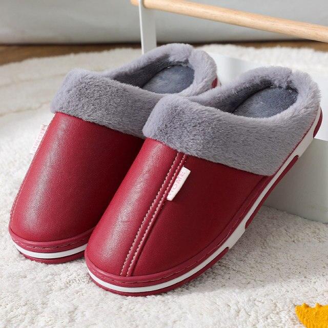 Women's Home Slippers Plush Warm House Shoes Non-Slip Soft Winter Indoors Bedroom Couples Floor Slipper Comfy Warm Memory Foam Faux Fur Indoor Outdoor Non Slip Winter Home Shoes Stevvex