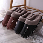 Women's Home Slippers Plush Warm House Shoes Non-Slip Soft Winter Indoors Bedroom Couples Floor Slipper Comfy Warm Memory Foam Faux Fur Indoor Outdoor Non Slip Winter Home Shoes Stevvex