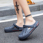 Women's Home Summer Flip Flops Sandals Luxury Men's Shoe Garden Clogs Summer Sandals Lightweight Non Slip Walking Sport Shoes Unisex Adults Clog For Pool Beach Yard Stevvex