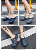 Women's Home Summer Flip Flops Sandals Luxury Men's Shoe Garden Clogs Summer Sandals Lightweight Non Slip Walking Sport Shoes Unisex Adults Clog For Pool Beach Yard Stevvex