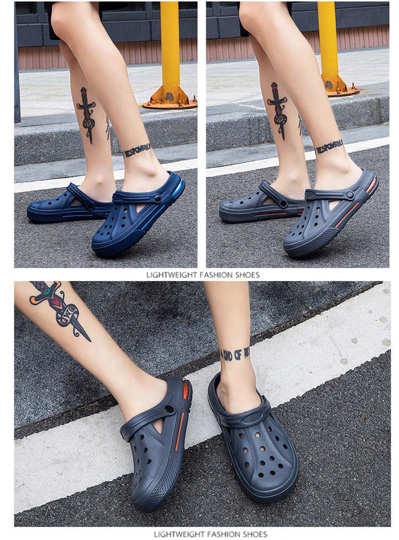 Women's Home Summer Flip Flops Sandals Luxury Men's Shoe Garden Clogs Summer Sandals Lightweight Non Slip Walking Sport Shoes Unisex Adults Clog For Pool Beach Yard Stevvex