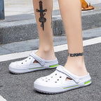 Women's Home Summer Flip Flops Sandals Luxury Men's Shoe Garden Clogs Summer Sandals Lightweight Non Slip Walking Sport Shoes Unisex Adults Clog For Pool Beach Yard Stevvex