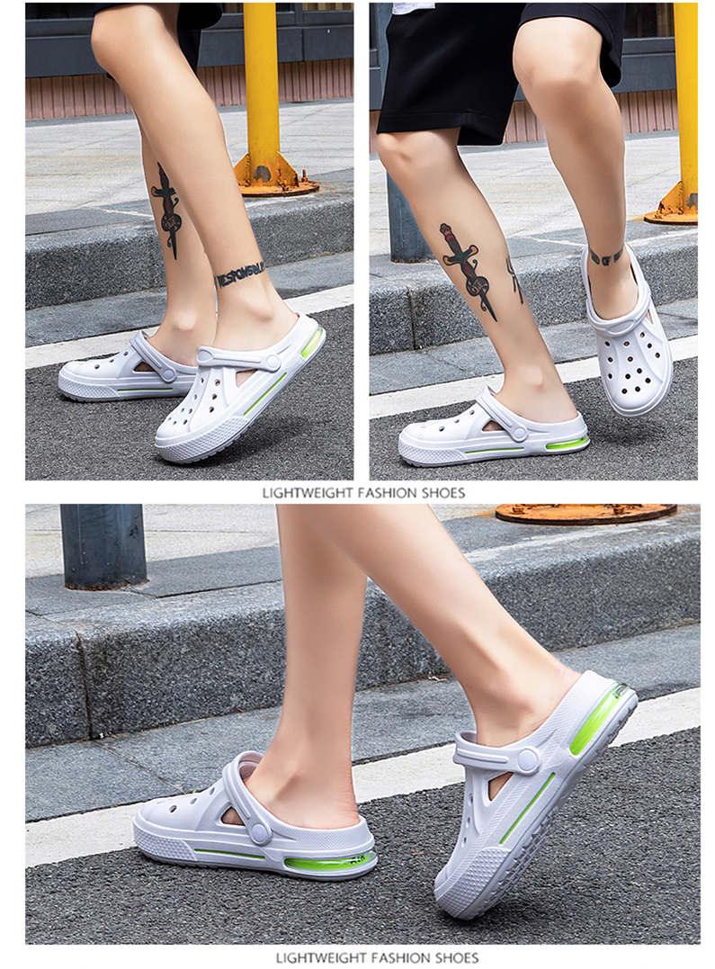 Women's Home Summer Flip Flops Sandals Luxury Men's Shoe Garden Clogs Summer Sandals Lightweight Non Slip Walking Sport Shoes Unisex Adults Clog For Pool Beach Yard Stevvex
