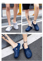 Women's Home Summer Flip Flops Sandals Luxury Men's Shoe Garden Clogs Summer Sandals Lightweight Non Slip Walking Sport Shoes Unisex Adults Clog For Pool Beach Yard Stevvex