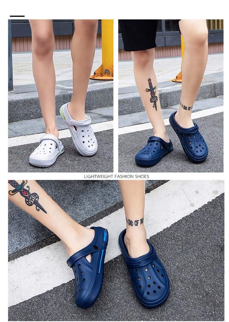 Women's Home Summer Flip Flops Sandals Luxury Men's Shoe Garden Clogs Summer Sandals Lightweight Non Slip Walking Sport Shoes Unisex Adults Clog For Pool Beach Yard Stevvex