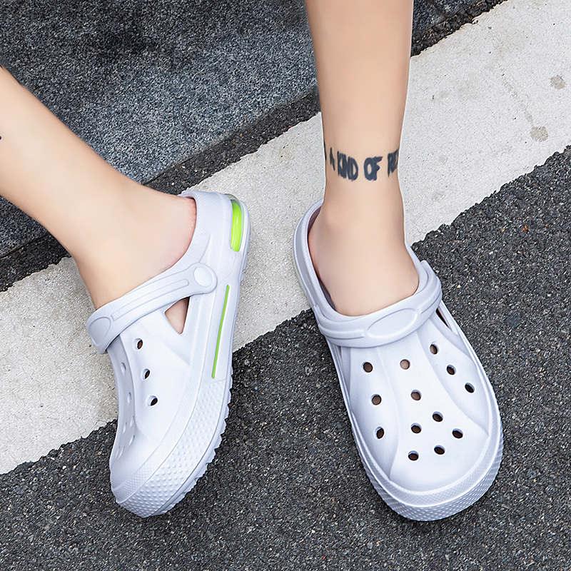 Women's Home Summer Flip Flops Sandals Luxury Men's Shoe Garden Clogs Summer Sandals Lightweight Non Slip Walking Sport Shoes Unisex Adults Clog For Pool Beach Yard Stevvex