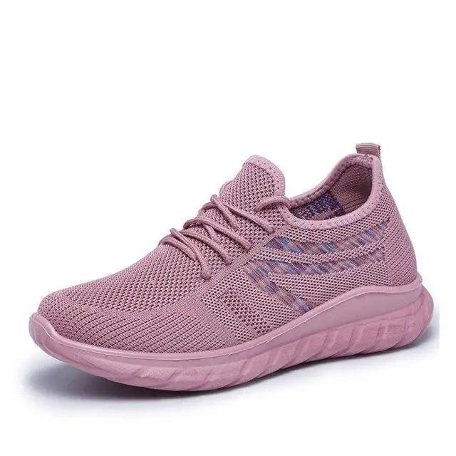 Women's Mesh Breathable Sneakers Casual Spring Elegant Soft Luxury Style Women Sneakers Stevvex