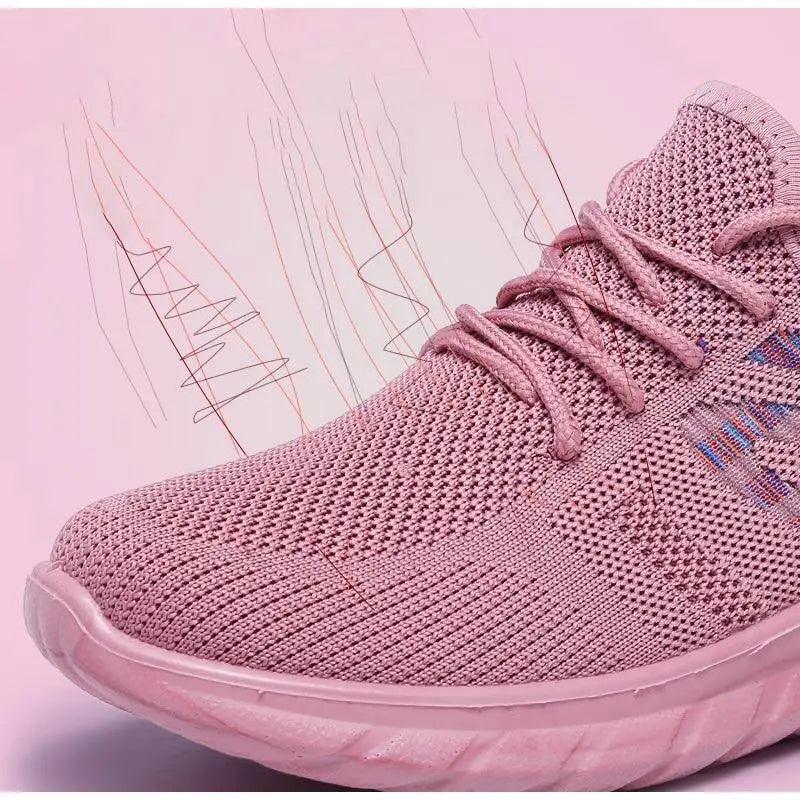 Women's Mesh Breathable Sneakers Casual Spring Elegant Soft Luxury Style Women Sneakers Stevvex