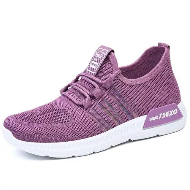 Women's Mesh Breathable Sneakers Casual Spring Elegant Soft Luxury Style Women Sneakers Stevvex