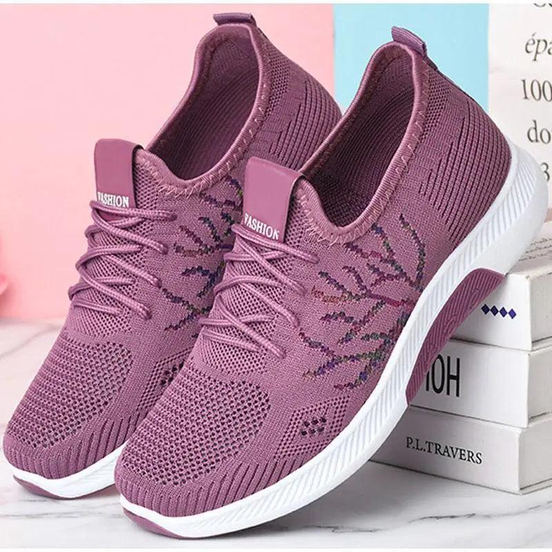Women's Mesh Breathable Sneakers Casual Spring Elegant Soft Luxury Style Women Sneakers Stevvex
