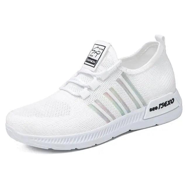 Women's Mesh Breathable Sneakers Casual Spring Elegant Soft Luxury Style Women Sneakers Stevvex