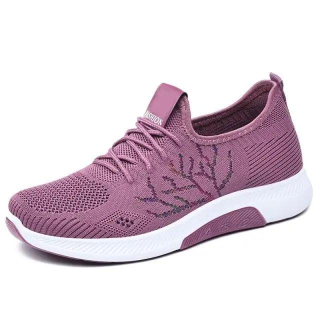 Women's Mesh Breathable Sneakers Casual Spring Elegant Soft Luxury Style Women Sneakers Stevvex
