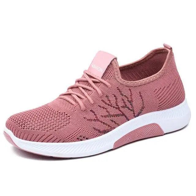 Women's Mesh Breathable Sneakers Casual Spring Elegant Soft Luxury Style Women Sneakers Stevvex