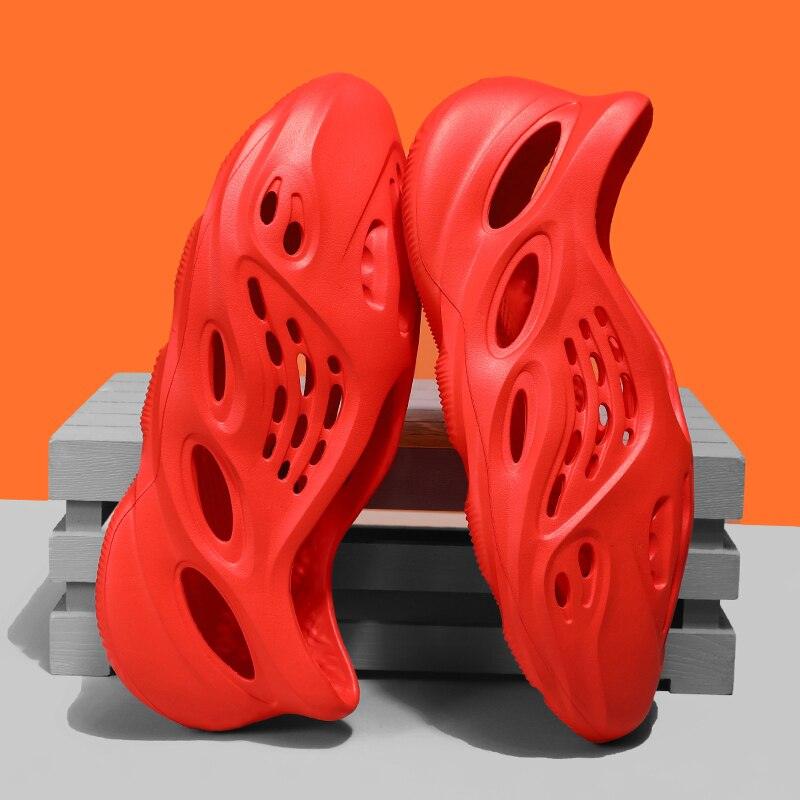 Women's Sandals Summer Hole Shoes Rubber Clogs Unisex Garden Shoes Beach Flat Sandals Water Sneaker Shoes For Walking Pool Yard Garden Breathable Unisex Shoes Stevvex