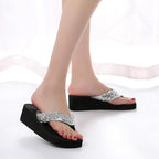 Women's Sandals Summer Slippers Elegant Butterfly Shoes Open Toe Fashion Comfortable Elegant Platform Shoes Pink Sandals For Women Dressy Modern Thick Platform Sandals Stevvex