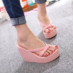 Women's Sandals Summer Slippers Elegant Butterfly Shoes Open Toe Fashion Comfortable Elegant Platform Shoes Pink Sandals For Women Dressy Modern Thick Platform Sandals Stevvex