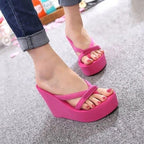 Women's Sandals Summer Slippers Elegant Butterfly Shoes Open Toe Fashion Comfortable Elegant Platform Shoes Pink Sandals For Women Dressy Modern Thick Platform Sandals Stevvex