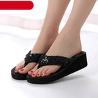 Women's Sandals Summer Slippers Elegant Butterfly Shoes Open Toe Fashion Comfortable Elegant Platform Shoes Pink Sandals For Women Dressy Modern Thick Platform Sandals Stevvex