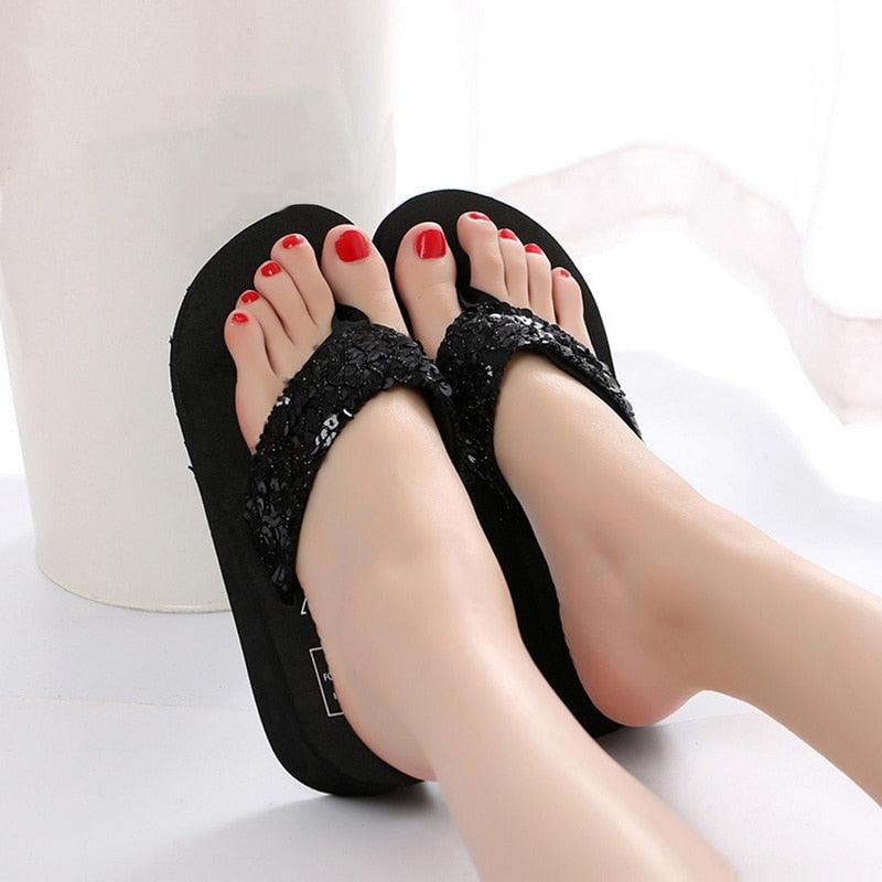 Women's Sandals Summer Slippers Elegant Butterfly Shoes Open Toe Fashion Comfortable Elegant Platform Shoes Pink Sandals For Women Dressy Modern Thick Platform Sandals Stevvex