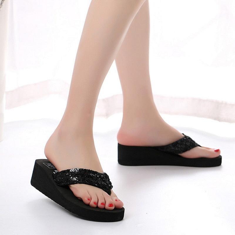 Women's Sandals Summer Slippers Elegant Butterfly Shoes Open Toe Fashion Comfortable Elegant Platform Shoes Pink Sandals For Women Dressy Modern Thick Platform Sandals Stevvex