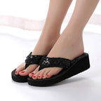 Women's Sandals Summer Slippers Elegant Butterfly Shoes Open Toe Fashion Comfortable Elegant Platform Shoes Pink Sandals For Women Dressy Modern Thick Platform Sandals Stevvex
