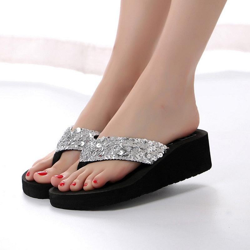 Women's Sandals Summer Slippers Elegant Butterfly Shoes Open Toe Fashion Comfortable Elegant Platform Shoes Pink Sandals For Women Dressy Modern Thick Platform Sandals Stevvex