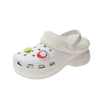 Women's Slippers Summer New Thick Soles Fashion Leather Shoes Flip Flops Women Clogs Winter Slippers Arch Support House Slippers Slip On Garden Shoes Warm Home Shoes Stevvex