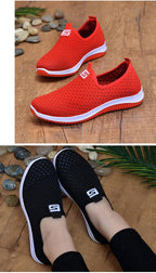 Women's Sneakers Espadrrilles Breathable Mesh Summer Shoes For Women Walking Solid Non Slip Casual Shoes Girls Tennis Slip On Sneakers Lightweight Comfortable Mesh Casual Sneakers Stevvex
