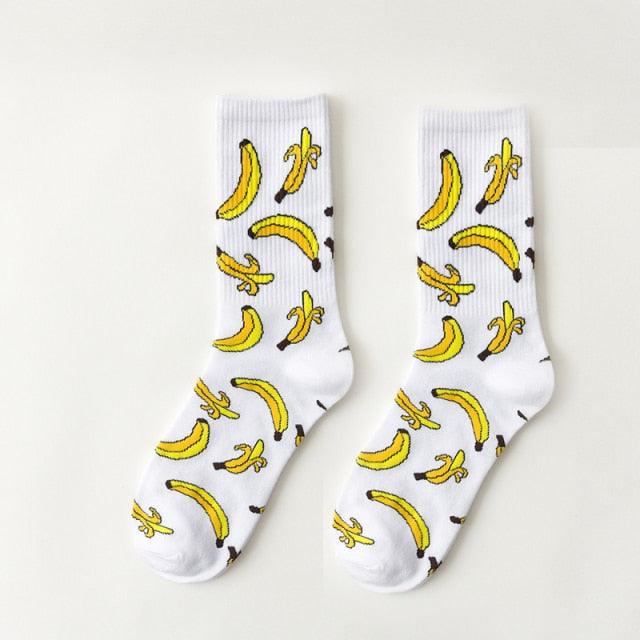 Women's Socks Combed Out Of Pure Cotton Colorful Cartoon Cute Funny Happy Kawaii Moon Strawberry Cactus Ankle Socks For Men And Women Stevvex