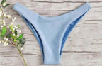 Women's Strapless Bowknot Split Bikini Swimsuit Swimming Suit For Women Women's Tie Knot Front Solid Color Bikini Set Swimsuit Bathing Suits High Cut Bikini Set Strapless Solid Color 2 Pieces Bathing Suit Stevvex