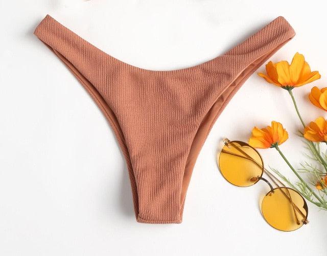 Women's Strapless Bowknot Split Bikini Swimsuit Swimming Suit For Women Women's Tie Knot Front Solid Color Bikini Set Swimsuit Bathing Suits High Cut Bikini Set Strapless Solid Color 2 Pieces Bathing Suit Stevvex
