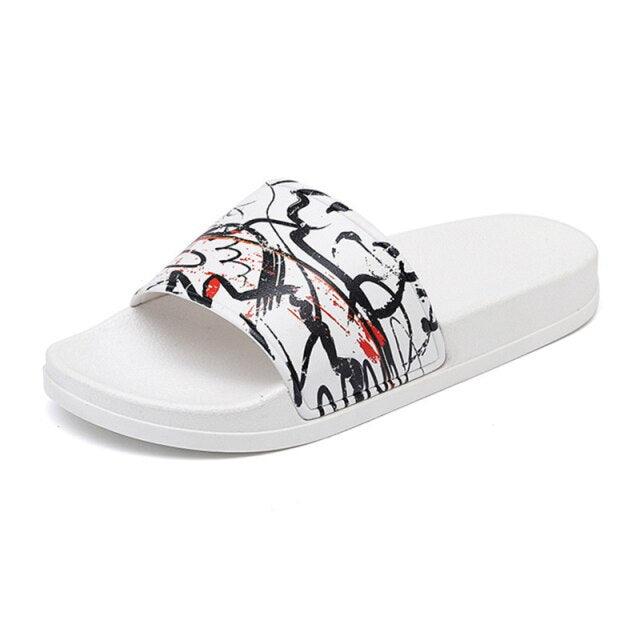 Women's Summer Flip Flops Slippers Soft Slides Cherry Home Bathroom Non Slip Casual Beach Quick Drying Slide Sandal With Thick Sole Non-Slip Soft Shower Open Toe Slippers Stevvex
