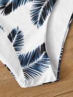 Women's Swimsuit Bikini Swimwear Floral Random Print Bikini Set Push-Up Bikinis Swim Suit Female Beachwear Swim Women Swimsuits Halter Push Up Bikini Two Piece Bathing Suits For Women Stevvex