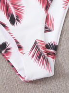 Women's Swimsuit Bikini Swimwear Floral Random Print Bikini Set Push-Up Bikinis Swim Suit Female Beachwear Swim Women Swimsuits Halter Push Up Bikini Two Piece Bathing Suits For Women Stevvex