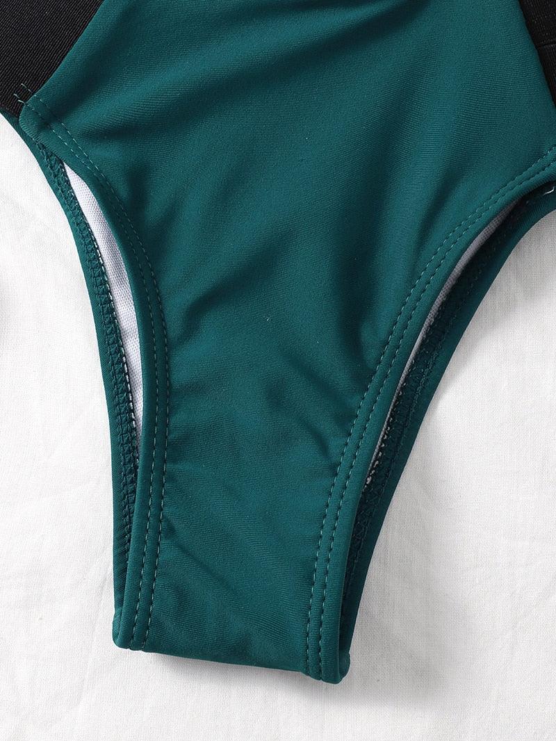 Women's Swimsuits Swimwear Patchwork Bikini Woman Push up Bikinis Swimsuit Bathing Suits Women Rave Neon Patchwork Bikini Swimsuit 2 Piece Cutout Molded Push Up Bathing Suit Stevvex