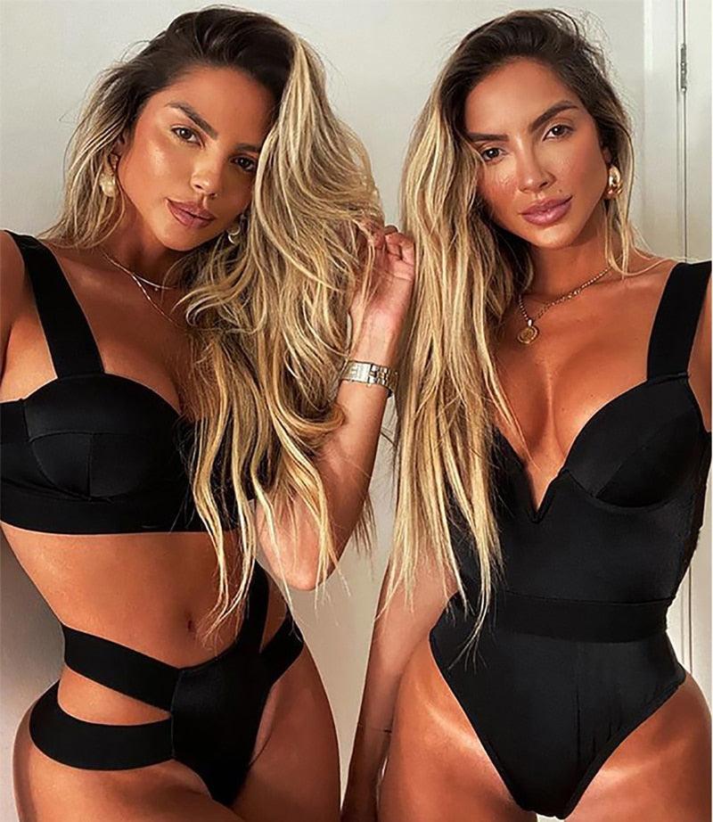 Women's Swimsuits Swimwear Patchwork Bikini Woman Push up Bikinis Swimsuit Bathing Suits Women Rave Neon Patchwork Bikini Swimsuit 2 Piece Cutout Molded Push Up Bathing Suit Stevvex