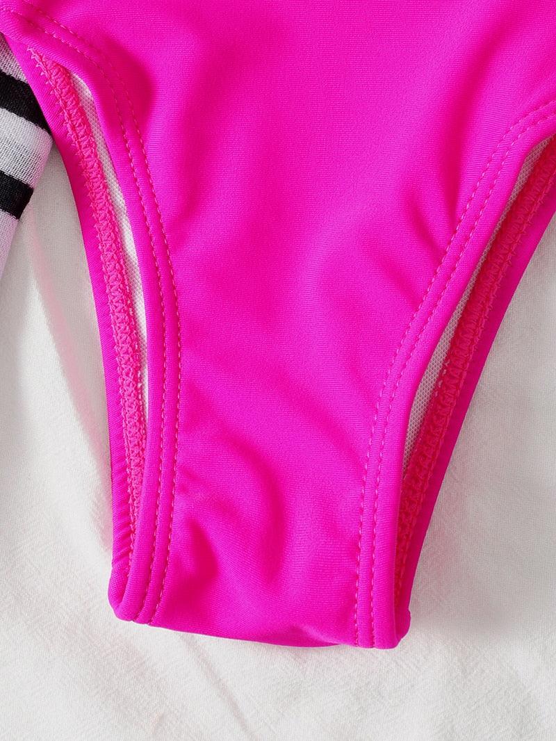 Women's Swimsuits Swimwear Patchwork Bikini Woman Push up Bikinis Swimsuit Bathing Suits Women Rave Neon Patchwork Bikini Swimsuit 2 Piece Cutout Molded Push Up Bathing Suit Stevvex