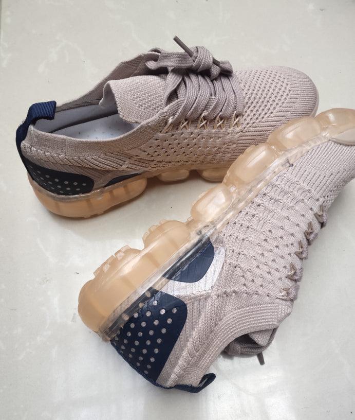 Women's Vulcanize Stylish Sneakers Fashionable Luxury Summer Air Cushion Sole Running Lightweight Mesh Tennis Sneaker Fashion Athletic Walking Shoes Elegant Design Stevvex
