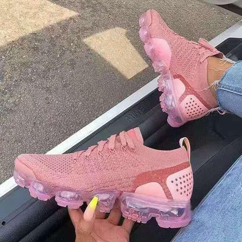 Women's Vulcanize Stylish Sneakers Fashionable Luxury Summer Air Cushion Sole Running Lightweight Mesh Tennis Sneaker Fashion Athletic Walking Shoes Elegant Design Stevvex